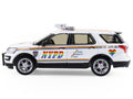 2016 Ford Police Interceptor Utility "New York Police Department (NYPD) Pride Livery" White with Rainbow Stripes "Hot Pursuit" Series 47 1/64 Diecast Model Car by Greenlight