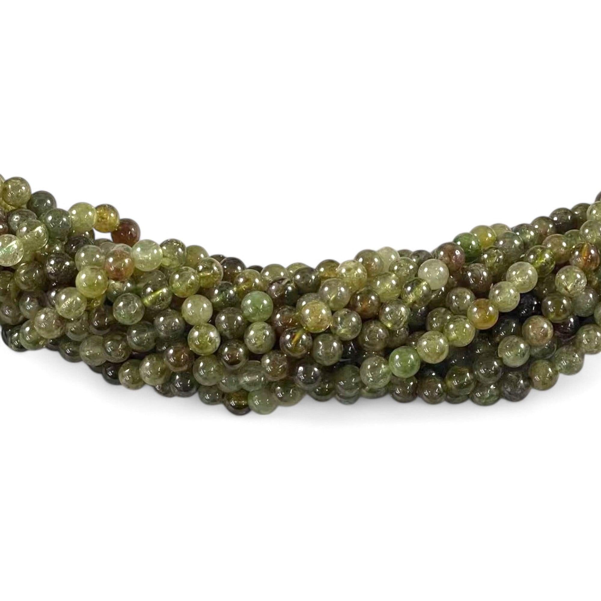 Green Garnet Round 6mm 8mm